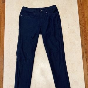 True Navy Lululemon ABC Pant Slim--Utilitech 29x32